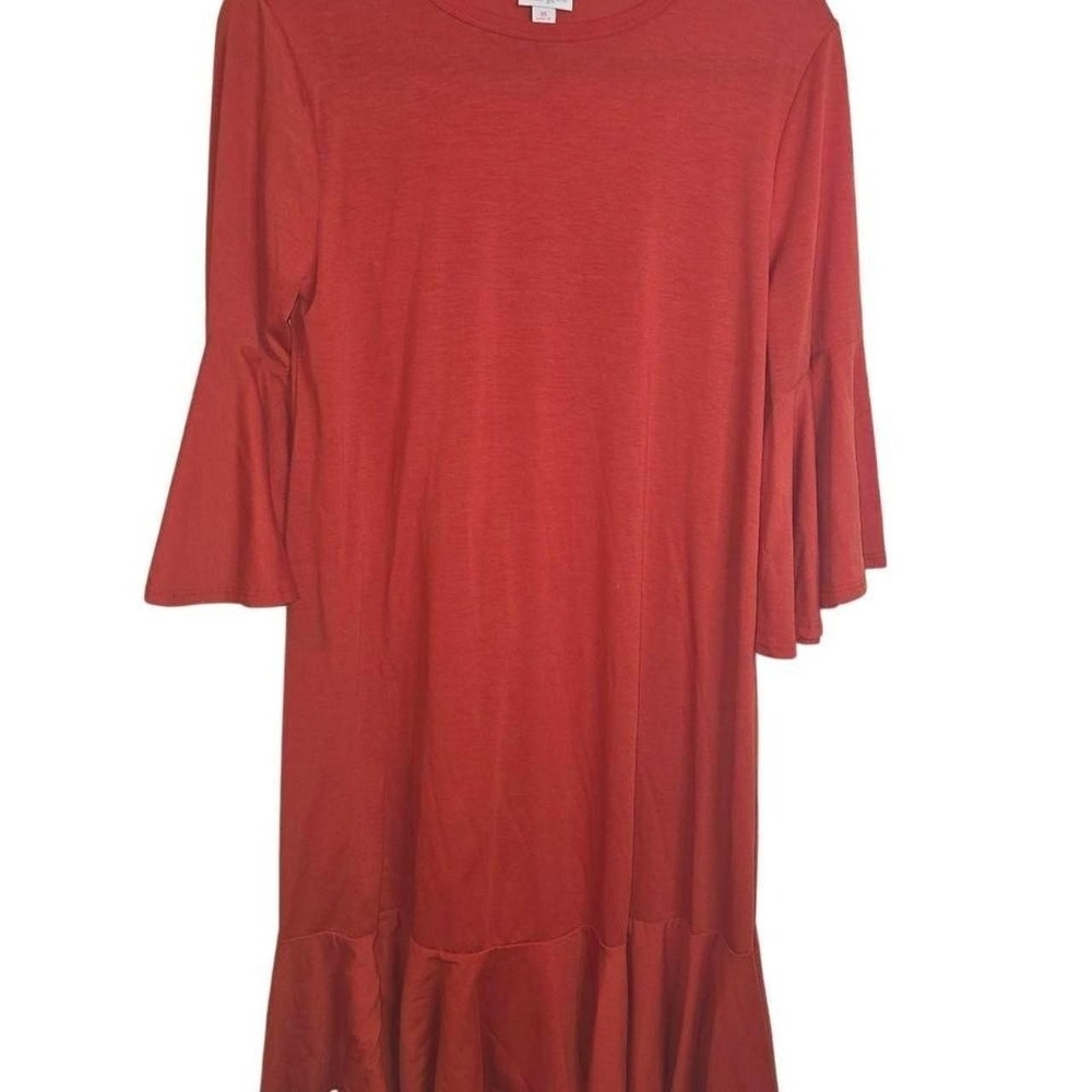 burnt orange Marly lularoe dress